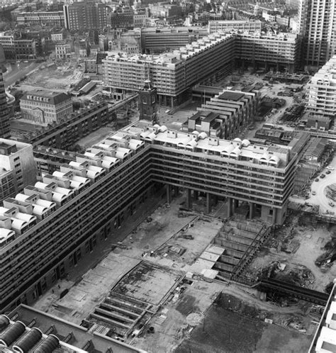 Barbican Estate Under Construction City Of London Riba Pix