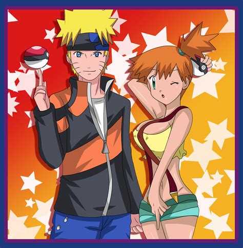 Commission Pokemon Trainers Naruto And Misty By R Legend On Deviantart