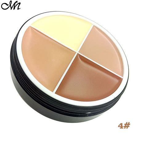 4 Pro Face Concealer Primer Cream Contour Palette Kit Make Up Cover