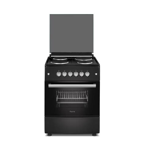 Ferre 60cm Black 4 Plate Electric Stove Electric Oven