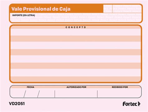 Vale De Caja Vales Provisional De Caja 500x500 Png Download