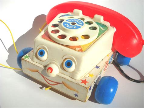 Fisher Price Chatter Telephone 747 Vintage Toy Etsy Vintage Toys