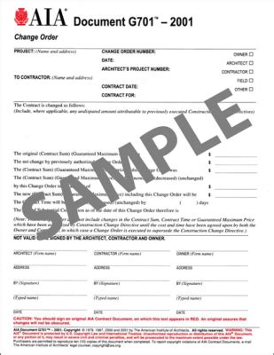 Select the template you want in the library of legal form samples. AIA Form G701 (pack of 50)
