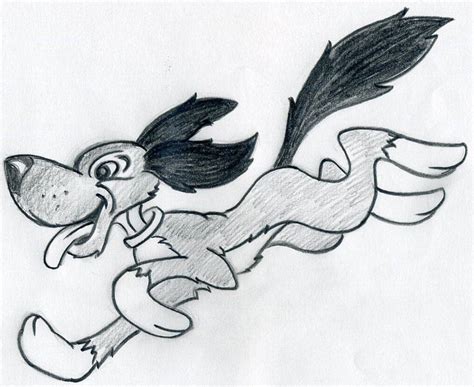 Draw A Running Cartoon Dog Easily And Effortlessly