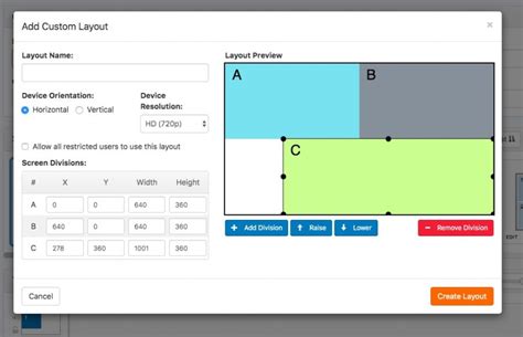 How To Create Custom Screen Layouts Screenpublishing