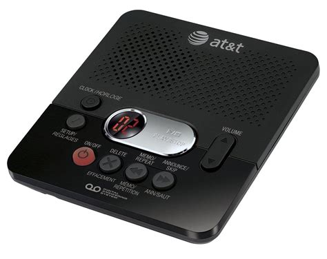 Atandt Digital Answering Machine With 60 Minutes Record Time And Time