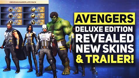Marvels Avengers Deluxe Edition And Pre Order Content Revealed New