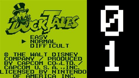 Lets Play Ducktales Game Boy Part 1 The Amazon Youtube