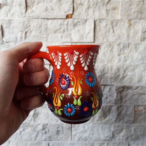 Ceramic Mug Turkish Mug Handmade Ceramic Coffee Mug Gifts Etsy
