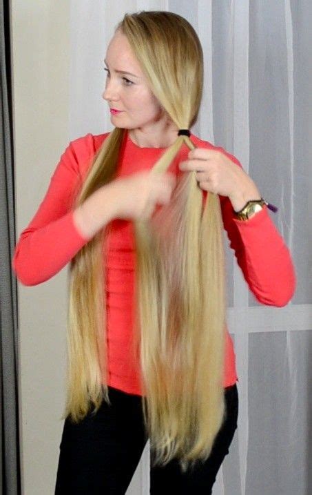 Video Premium Classic Length Blonde Hair Special Edi Realrapunzels Playing With Hair