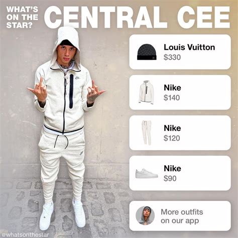 Central Cee Outfit With Nike Outfits Stylish Mens Outfits Celebrity