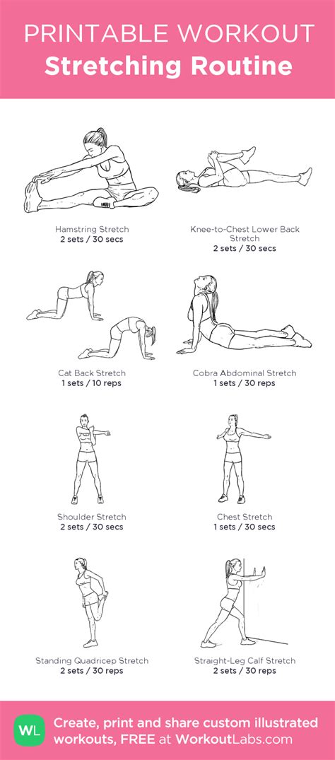 Free Printable Stretching Exercises