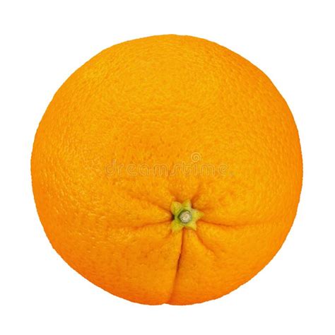 Orange Fruits Ripe Orange Isolated On White Background Stock Image