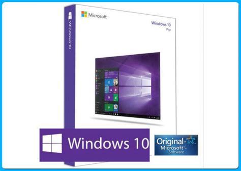 Microsoft Windows Professional 10 64 Bit Box Retail Pack Usb Flash