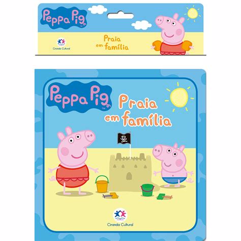 Livro Peppa Pig Praia Em Família Ciranda Cultural Sacolã