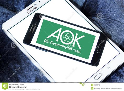 Maybe you would like to learn more about one of these? Aok Die Gesundheitskasse, Healthcare And Health Insurance System Logo Editorial Photography ...