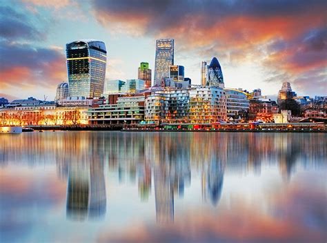 London Skyline Wall Mural Wallpaper Canvas Art Rocks