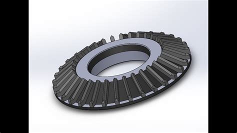 Solidworks Tutorial Bevel Gear In Solidworks Youtube