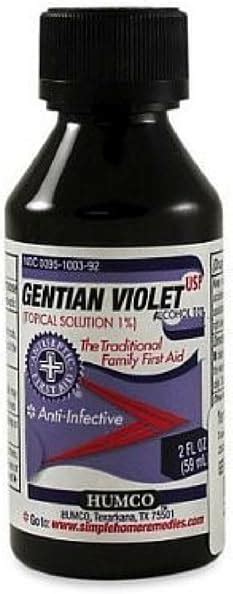 Humco Gentian Violet Topical Solution 1 Usp 60ml Au