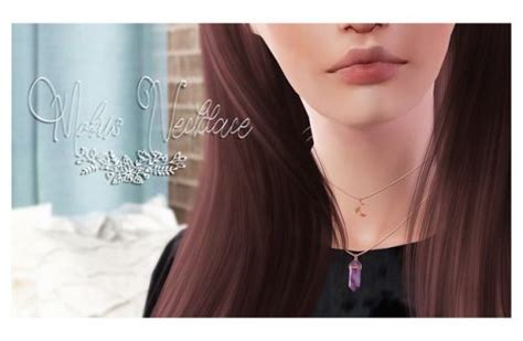 Mobius Necklace Conversion ♥ Mobius Necklace Necklace Sims 3 Cc Finds