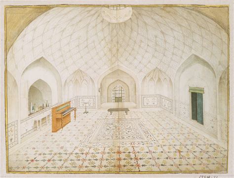 Interior Of The Hammam At The Red Fort Delhi Furnished According To