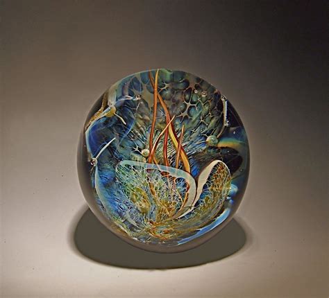 Grotto Paperweight By Robert Burch Art Glass Paperweight Artful