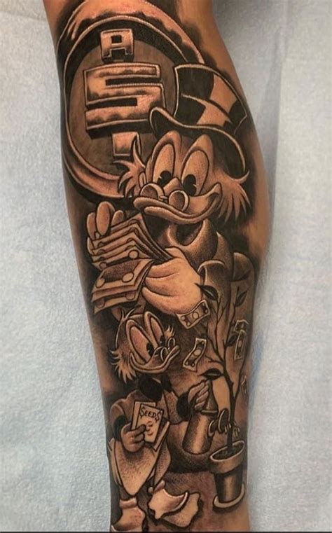 Tatuagem Do Tio Patinhas Personagem Personagem Da Walt Disney O Tio