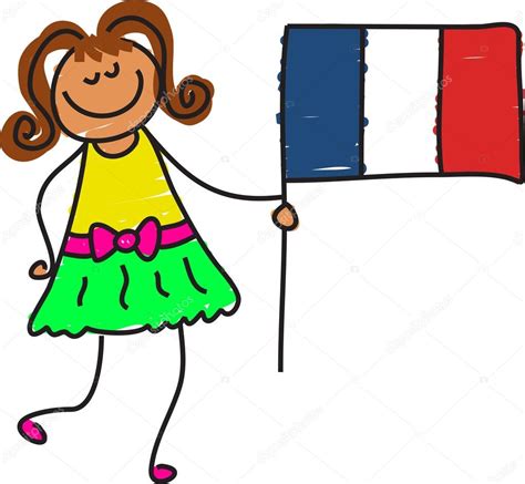 French Kid Cartoon — Stock Vector © Prawny 64295741