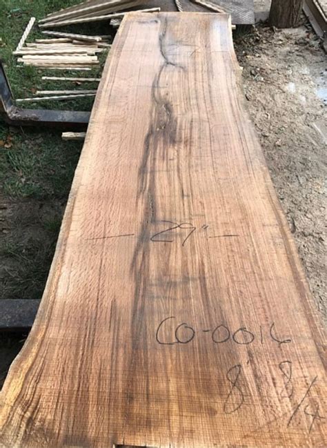 8 Foot Live Edge Wood Slab Wood Slabs For Sale Chestnut Oak Etsy