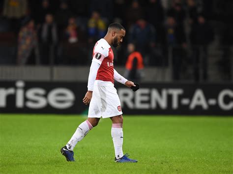 Alexandre Lacazette Arsenal Striker Handed Three Match Ban By Uefa For