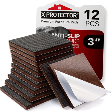 Buy X Protector Non Slip Furniture Pads 12 Premium Furniture Grippers