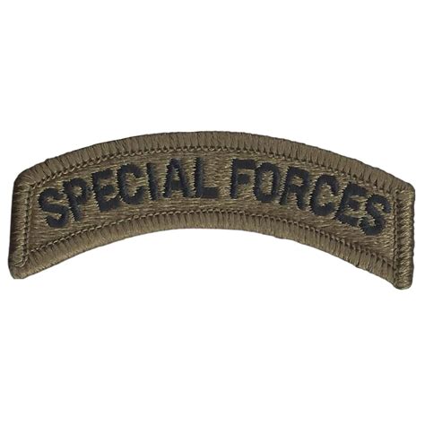 Special Forces Tab Army Ocp Patch With Hook Fastener Bradleys Surplus