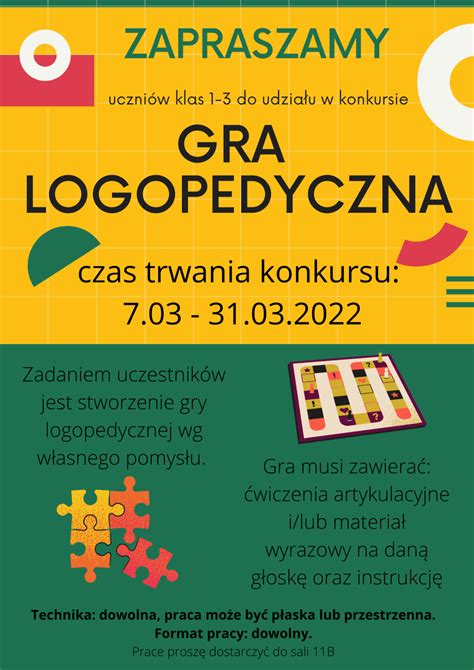 Konkurs Logopedyczny Szkoła Podstawowa Nr 2 W Rydułtowach