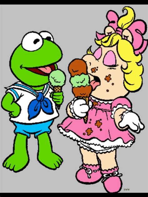 Miss Piggy And Kermit Cartoon
