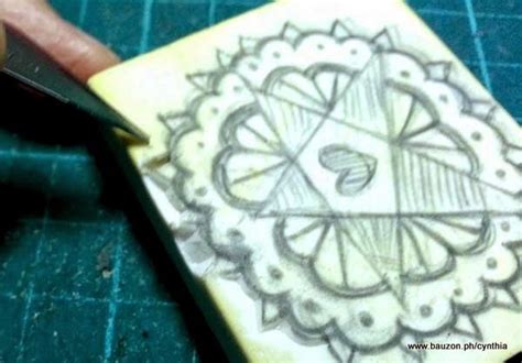 How To Carve Rubber Stamps With Just An X Acto Knife A Tutorial