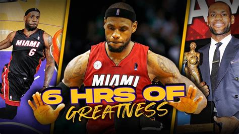 6 Hours Of MVP LeBron James DESTROYING The NBA In The 2012 13 Season