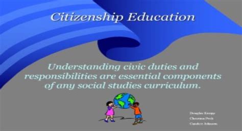 Free Download Citizenship Education Powerpoint Presentation
