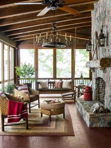 South Carolina Lake House Cabin Rustic And Timeless Cabin Decorating