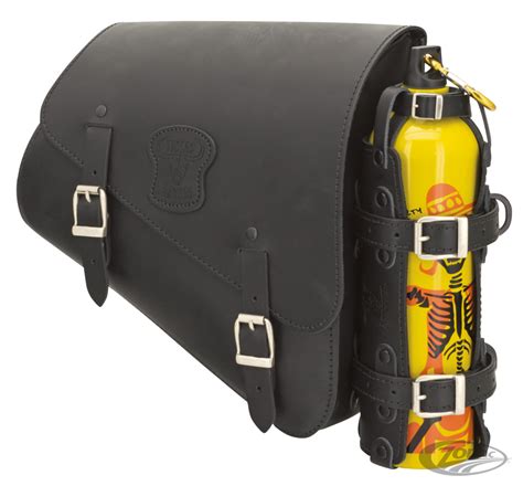 Texas Leather Sportster Frame Bag With Bottle Holder