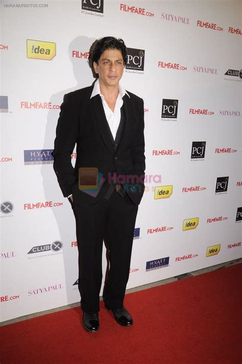 Shahrukh Khan At 57th Idea Filmfare Awards 2011 Nominations Bash In Hyatt Regency Mumbai On