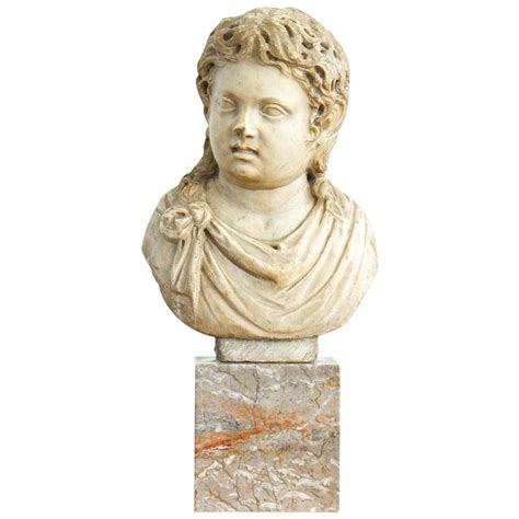 Ancient Roman Marble Bust Of A Man 2nd Century At 1stdibs