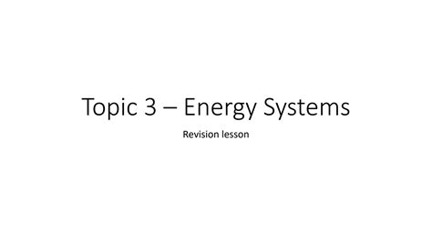 Solution Ib Sehs Topic 3 Energy Systems Recap Studypool