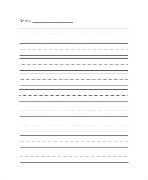 Free 7 Sample Lined Paper Templates In Pdf Ms Word