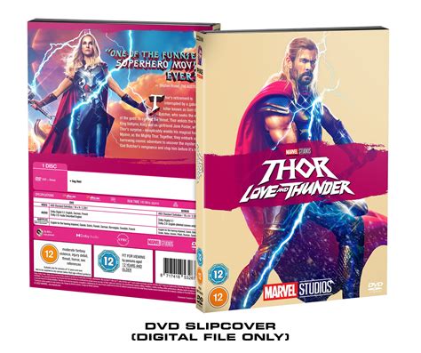 Marvel Studios Thor Love And Thunder Custom Dvd Slipcover Etsy Australia