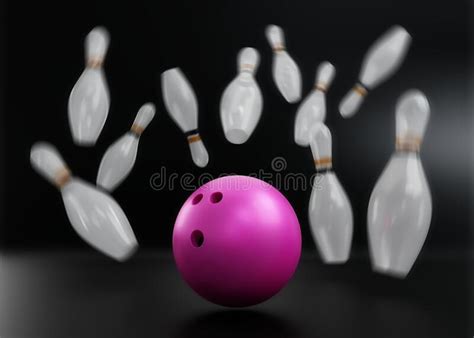 Pink Bowling Ball Pins Stock Illustrations 44 Pink Bowling Ball Pins