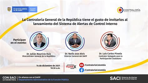 Lanzamiento Sistema De Alertas De Control Interno Youtube