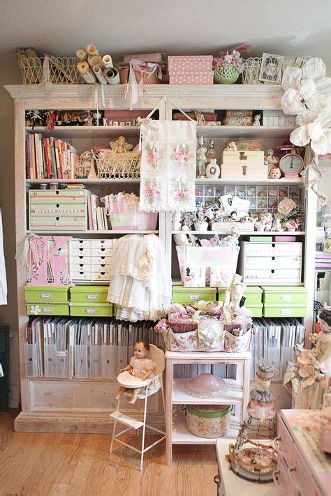 Craft Room Shabby Chic Vintage 64 Ideas Craft Room Design Sewing