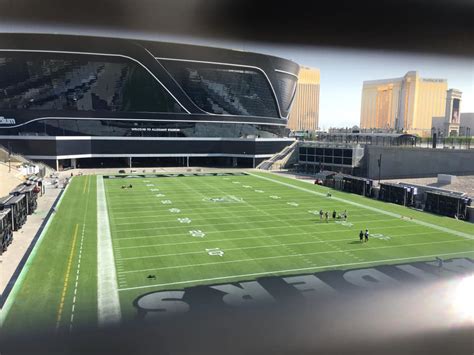 Ready To Host An Nfl Game Monday Raiders Stadium Was Just One Stop On