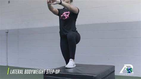 Lateral Bodyweight Step Up Youtube