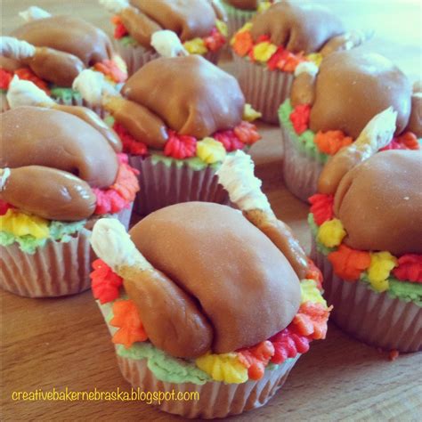 Creative Baker Turkey Cupcakes